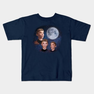 Three Cool Moon Kids T-Shirt